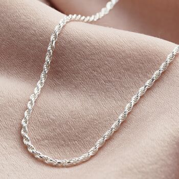 Twisted Rope Chain Necklace, 3 of 6