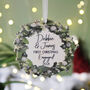 First Christmas Engaged Christmas Tree Decoration, thumbnail 1 of 6