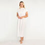 Polo Long Sleeve White Cotton Nightdress, thumbnail 5 of 5