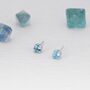Natural Topaz Stud Earrings In Sterling Silver, thumbnail 7 of 12
