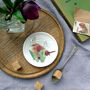 Wren And Snowdrop Bone China Coaster, thumbnail 1 of 6