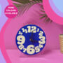 Bubble Numbers Table Decorative Clock Silent Movement, thumbnail 1 of 5