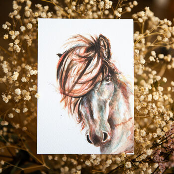 Inky Horse Luxury Postcards, 4 of 12
