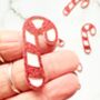 16 X Candy Cane Christmas Confetti, Table Scatter, Decorations, Festive Decor, thumbnail 7 of 11