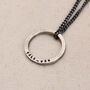 Men's Personalised Circle Pendant Necklace, thumbnail 9 of 12