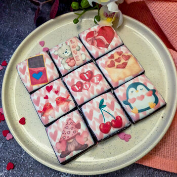 Valentine's Day Biscuits Gift Box, Nine Biscuits, 6 of 12
