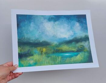 'Green And Pleasant' Art Print, 3 of 3