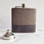 Engraved Leather Hip Flask, thumbnail 6 of 8