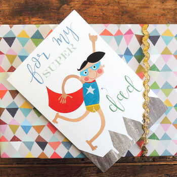 Super Dad Greetings Card, 3 of 5