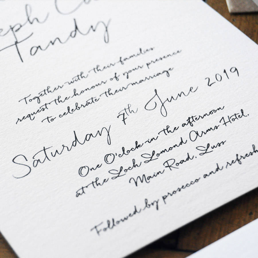 Letters In Wedding Invitations 3