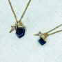 Black Obsidian Charm Necklace, thumbnail 1 of 5