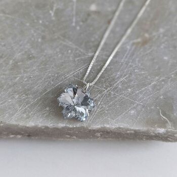 Swarovski Crystal Snowflake Necklace, 2 of 9