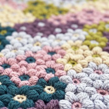 Winter Garden Crochet Blanket Kit, 3 of 6