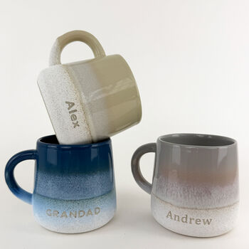Personalised Reactive Glaze Stoneware Mug, 2 of 9