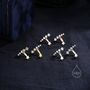 Cz Constellation Star Ear Jacket In Sterling Silver, thumbnail 1 of 10