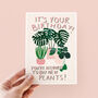 Birthday Card For Plant Lover, thumbnail 3 of 3
