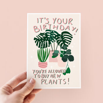 Birthday Card For Plant Lover, 3 of 3