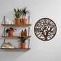 Round Tree Radiance: Wooden Wall Art For Modern Rooms, thumbnail 5 of 12