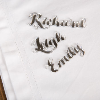 Personalised Wedding Party Name Place Settings, 2 of 3