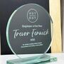 Personalised Round Glass Award Trophy, thumbnail 1 of 4