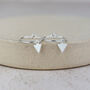 Sterling Silver Arrow Charm Hoops, thumbnail 1 of 4