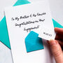 Personalised Congratulations On Your Engagement Card, thumbnail 5 of 7