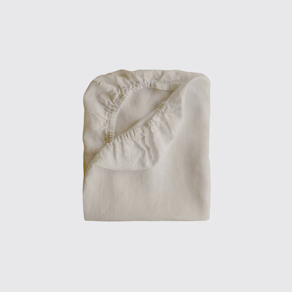 Linen cot sheet sale