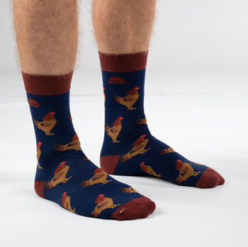 Bamboo Socks | Chicken Socks | Farm Animal Socks | Gift, 2 of 4