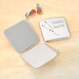 Personalised Taurus Silver Compact Mirror, thumbnail 1 of 3