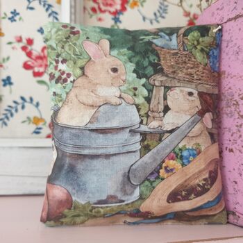 Bunny Rabbit Easter Gift Pillow Decoration, 5 of 5