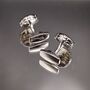 Silver Luxury Cufflinks Gift, thumbnail 3 of 4