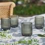 Palermo Set Of Four Grey Ribbed Tumblers, thumbnail 1 of 5