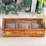 Personalised Three Watches Wood And Glass Watch Box, thumbnail 6 of 7