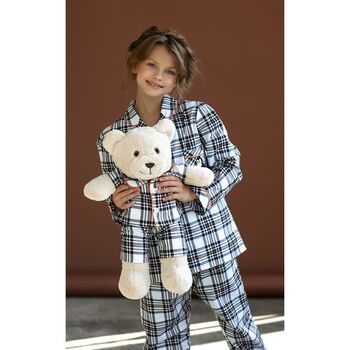 Alle Kids Pyjama Set With Matching Teddy Bear, 4 of 4