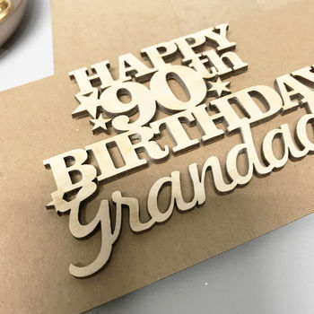 Personalised 90th Birthday Card Keepsake, 5 of 10
