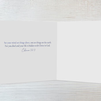 Scripture Butterfly Card Set Your Mind On Things Above, 2 of 2