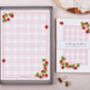 A5 Pink Strawberry Letter Writing Paper And Envelopes, thumbnail 2 of 6