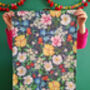 Floral Organic Cotton Tea Towel, thumbnail 2 of 4