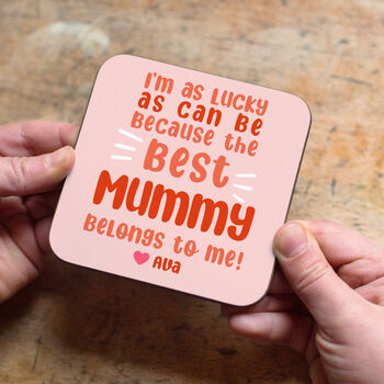 Personalised Best Mummy Coaster, 3 of 9