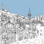 Personalised Auckland Print, thumbnail 2 of 10