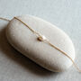 Elisa. Gold Filled Pearl Necklace, thumbnail 2 of 3