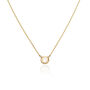 Solid Gold Or White Gold Floating Diamond Necklace, thumbnail 5 of 8