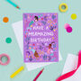 Any Age Mermaid Birthday Card, Girls Birthday Card, thumbnail 1 of 9