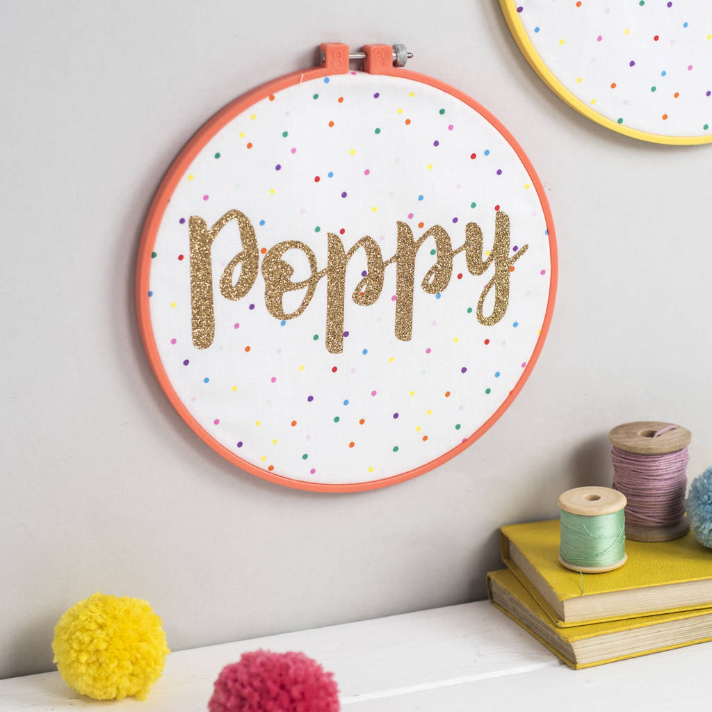 Personalised Baby Name Room Decoration Sign By Rachel &