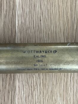Antique W.Ottway And Co Ltd Ealing London Spotting Telescope, 3 of 7