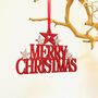 Gold Hand Painted Merry Christmas Sign, thumbnail 8 of 8