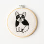 Frenchie Jane Foster Embroidery Hoop Kit, thumbnail 3 of 4
