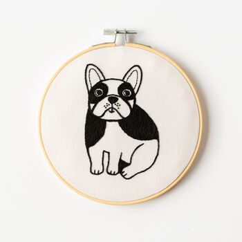 Frenchie Jane Foster Embroidery Hoop Kit, 3 of 4