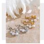 Monaco D’or Pearl Gold Jumbo Vintage Ball Drop Earrings, thumbnail 2 of 4