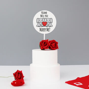 Proposal Cake Topper, 2 of 5